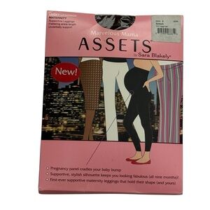 Marvelous Mama Maternity Leggings Brown Size 3 Supportive Underbelly Support